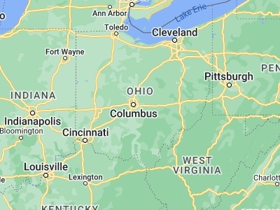 Map showing location of Reynoldsburg (39.95479, -82.81212)