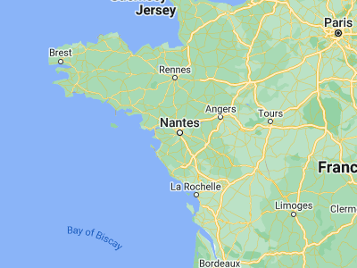 Map showing location of Rezé (47.18144, -1.54965)