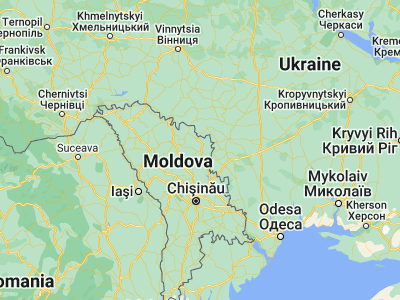 Map showing location of Rezina (47.74917, 28.96222)