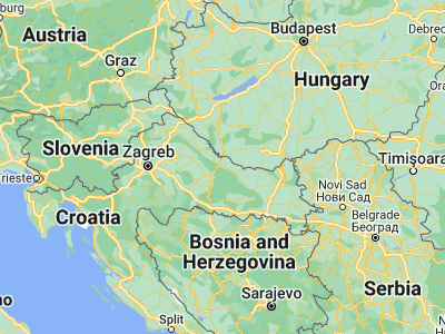 Map showing location of Rezovac (45.78333, 17.41667)