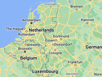 Map showing location of Rheinberg (51.54649, 6.59524)