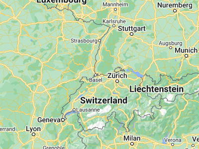Map showing location of Rheinfelden (Baden) (47.56013, 7.78715)