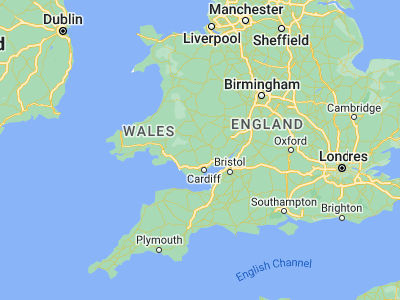 Map showing location of Rhymney (51.75998, -3.28553)