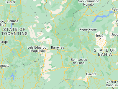 Map showing location of Riachão das Neves (-11.74611, -44.91)