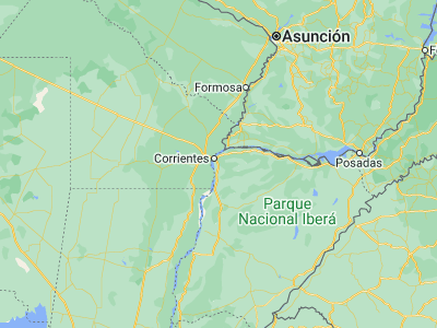Map showing location of Riachuelo (-27.57754, -58.73945)