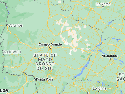 Map showing location of Ribas do Rio Pardo (-20.44306, -53.75917)