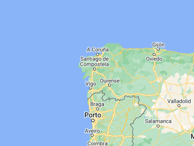 Map showing location of Ribeira (42.7461, -8.44392)