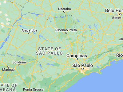 Map showing location of Ribeirão Bonito (-22.06667, -48.17611)