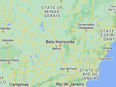 Map showing location of Ribeirão das Neves (-19.76694, -44.08667)