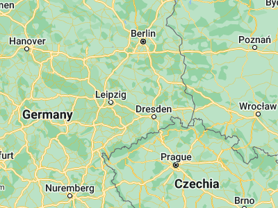 Map showing location of Riesa (51.30776, 13.29168)