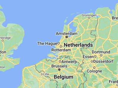 Map showing location of Rijswijk (52.03634, 4.32501)
