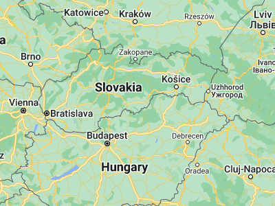 Map showing location of Rimavská Sobota (48.38284, 20.0224)