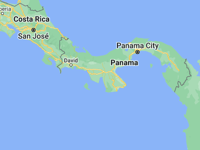Map showing location of Río de Jesús (7.98444, -81.16306)