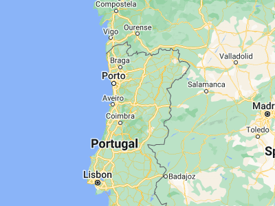 Map showing location of Rio de Loba (40.66596, -7.87781)