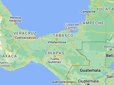 Map showing location of Río de Teapa (17.78282, -92.90042)