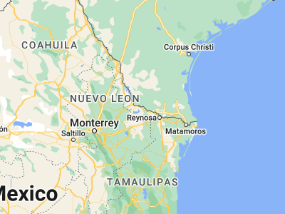 Map showing location of Rio Grande City (26.37979, -98.8203)