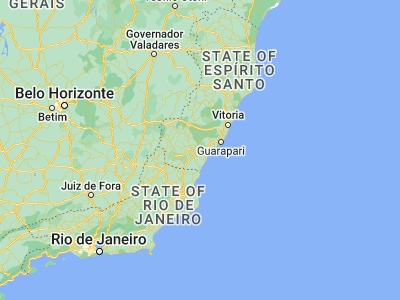 Map showing location of Rio Novo do Sul (-20.8625, -40.93639)