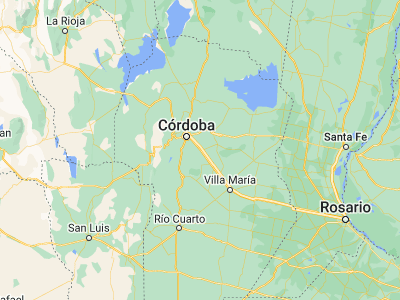 Map showing location of Río Segundo (-31.6526, -63.9099)