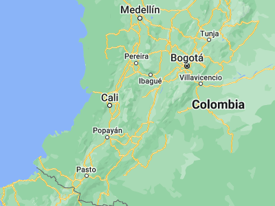 Map showing location of Rioblanco (3.53083, -75.68056)
