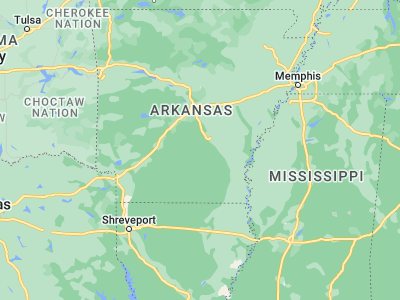 Map showing location of Rison (33.95843, -92.19015)