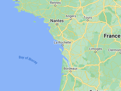 Map showing location of Rivedoux-Plage (46.15854, -1.27093)