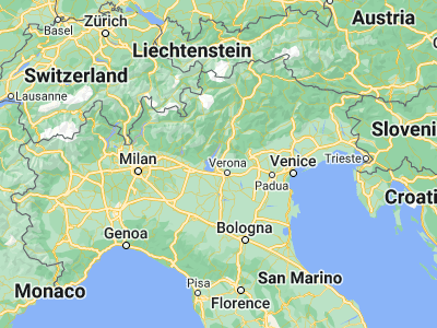 Map showing location of Rivoli Veronese (45.57249, 10.81178)