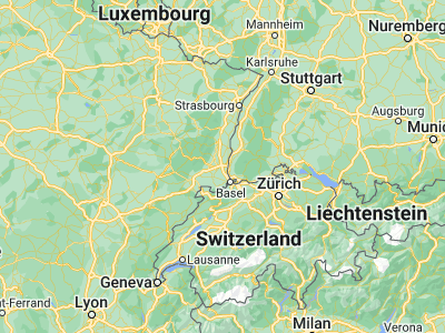 Map showing location of Rixheim (47.7514, 7.40091)