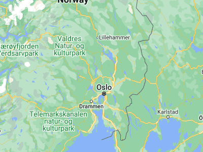 Map showing location of Roa (60.29093, 10.61585)