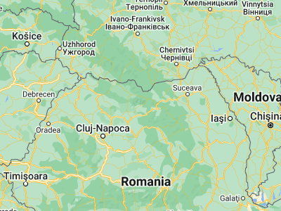 Map showing location of Rodna (47.41667, 24.81667)