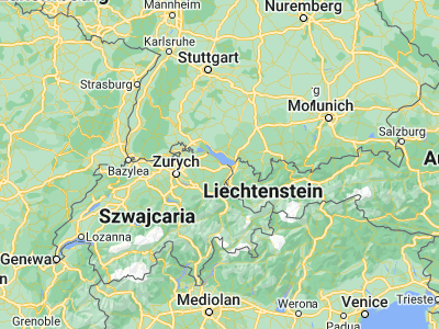 Map showing location of Roggwil (47.49981, 9.3958)