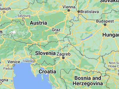 Map showing location of Rogoza (46.5, 15.68333)