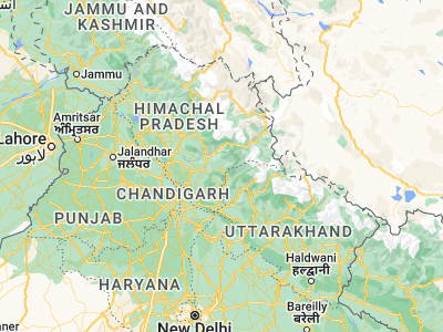 Map showing location of Rohru (31.2021, 77.75211)