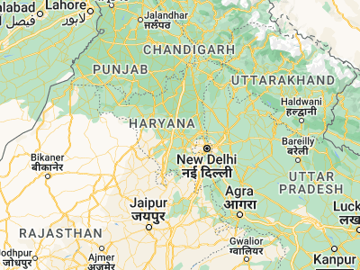 Map showing location of Rohtak (28.88838, 76.5754)
