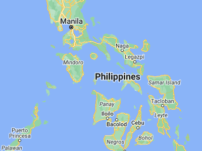 Map showing location of Romblon (12.57513, 122.27081)