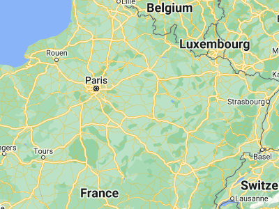 Map showing location of Romilly-sur-Seine (48.51085, 3.72634)