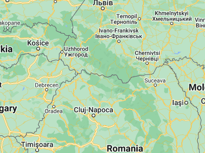 Map showing location of Rona de Jos (47.91667, 24.01667)