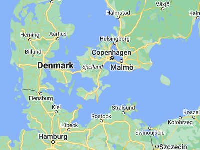 Map showing location of Rønnede (55.2571, 12.02124)