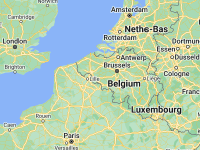 Map showing location of Ronse (50.74574, 3.6005)