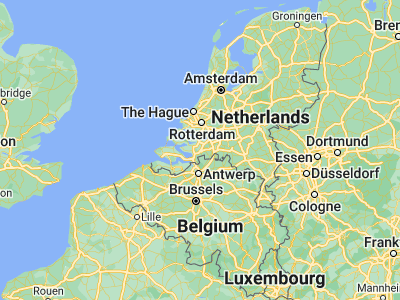 Map showing location of Roosendaal (51.53083, 4.46528)