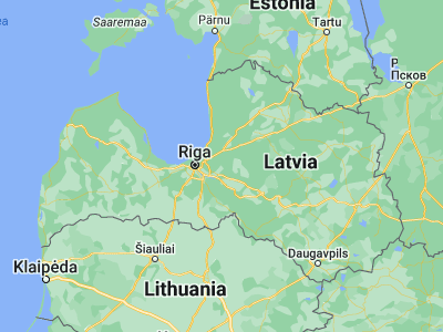 Map showing location of Ropaži (56.97389, 24.63361)