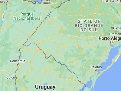 Map showing location of Rosário do Sul (-30.25833, -54.91417)