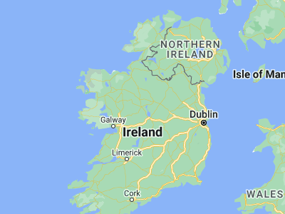 Map showing location of Roscommon (53.63333, -8.18333)