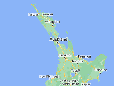 Map showing location of Rosebank (-36.87495, 174.66991)