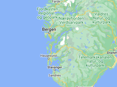 Map showing location of Rosendal (59.98669, 6.01348)
