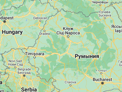 Map showing location of Roşia Montană (46.3, 23.13333)