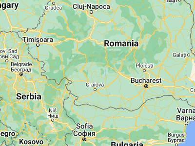 Map showing location of Roşiile (44.86667, 23.93333)