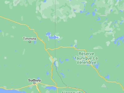 Map showing location of Rouyn-Noranda (48.23985, -79.02878)