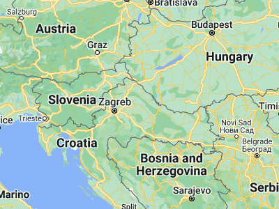 Map showing location of Rovišće (45.94472, 16.735)