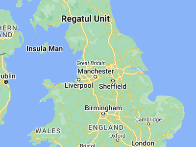 Map showing location of Royton (53.56507, -2.12267)