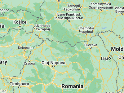 Map showing location of Rozavlea (47.73333, 24.21667)